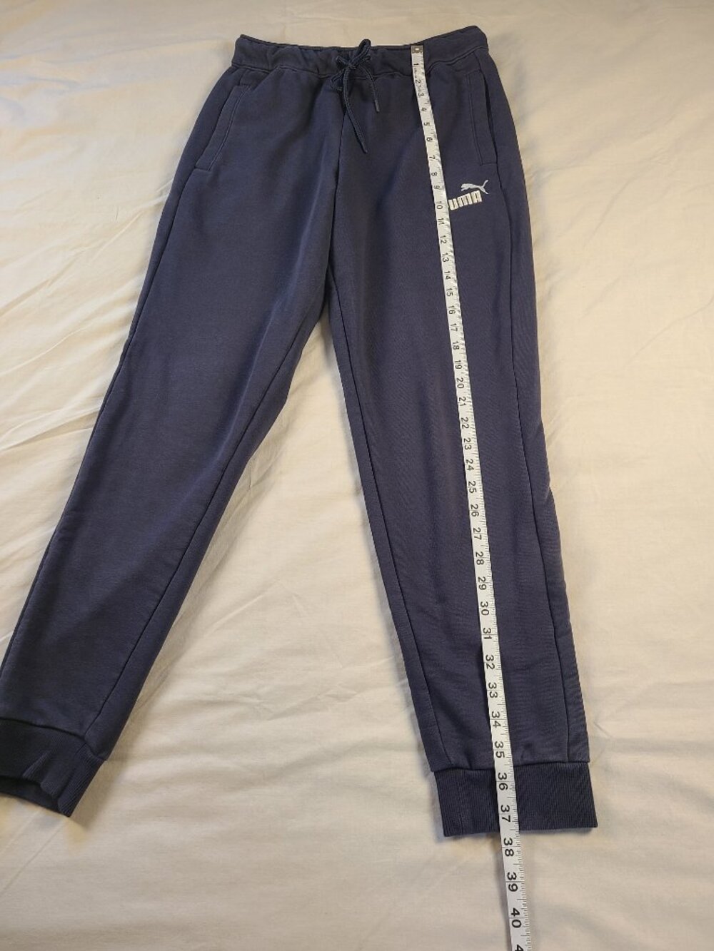 Puma Men's S Sweatpants Blue - Picture 7 of 8
